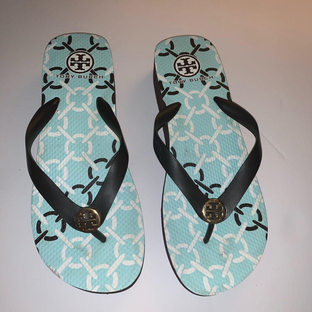 Tory Burch Flip Flops Sz 9